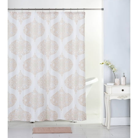 Mainstays 17-Piece Bathroom Set, Tan Lotus