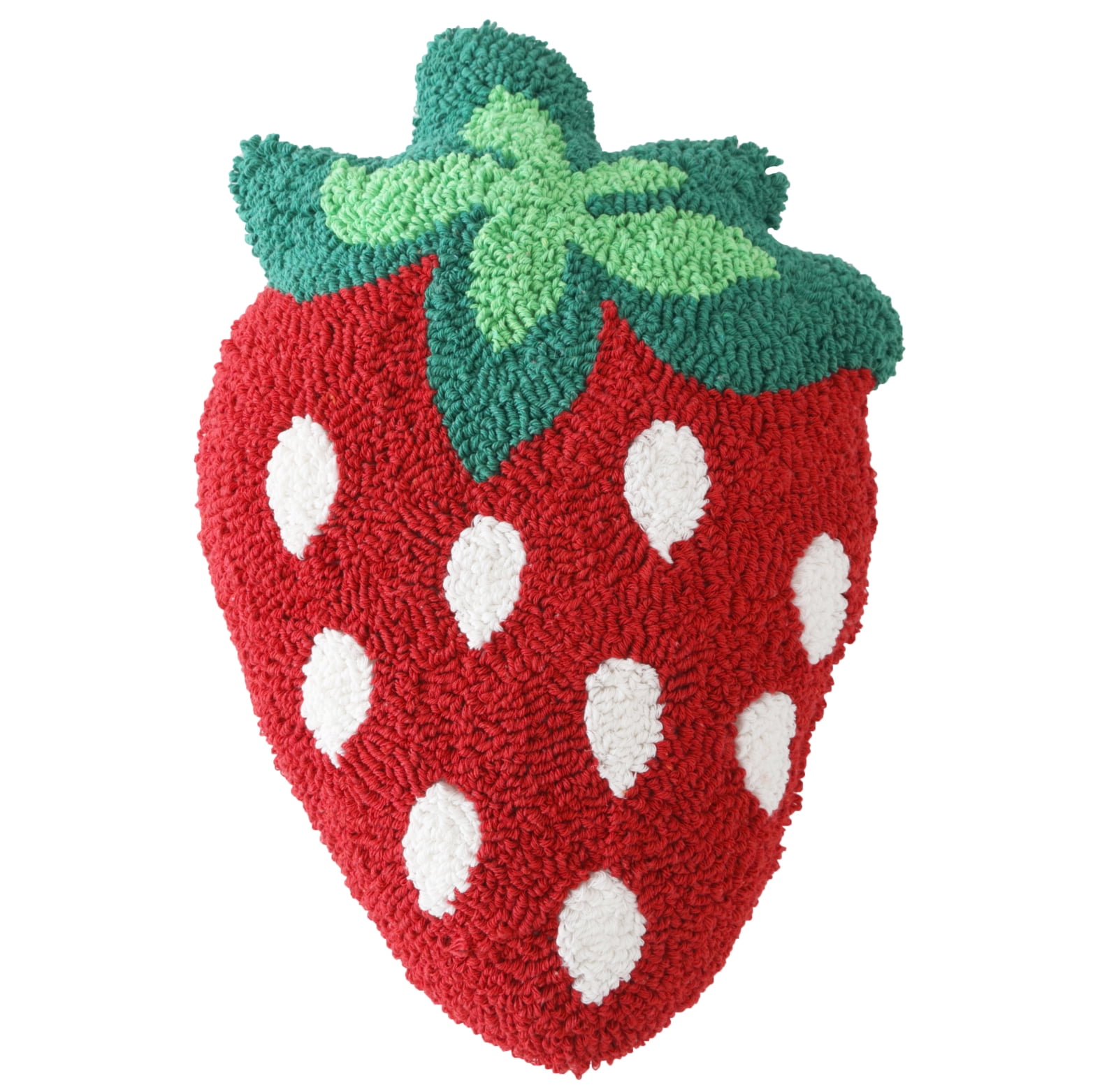 Mainstays 17 x 12 strawberry decorative pillow brillant red
