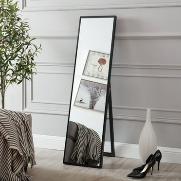 Mainstays 17" x 58" Black Modern Cheval Mirror