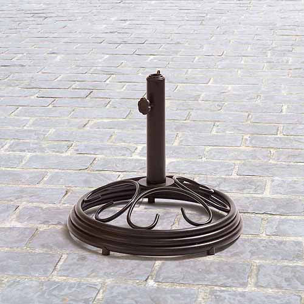 Mainstays 18 Inch Wrought Iron Umbrella Base