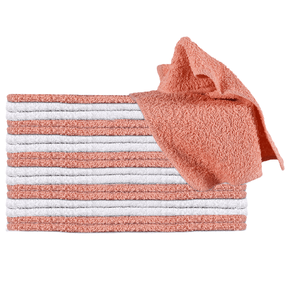 Mainstays 18-Pack Washcloth Bundle, Pink
