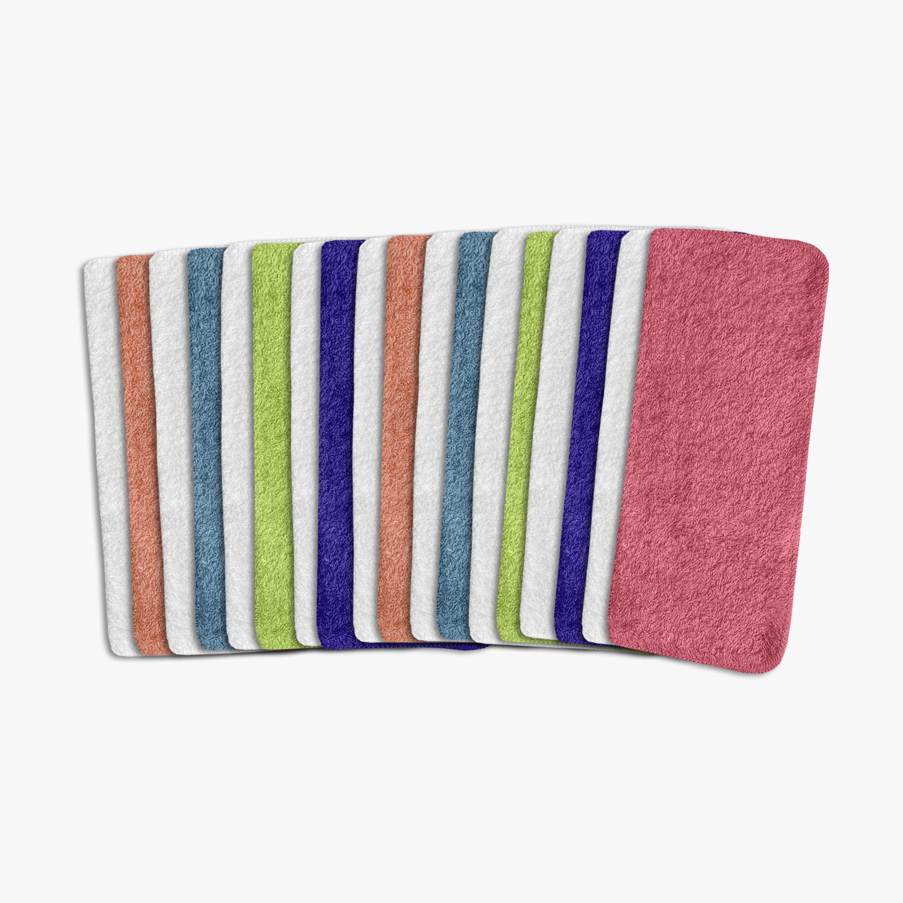 Mainstays 18-Pack Washcloth Bundle, True Bright