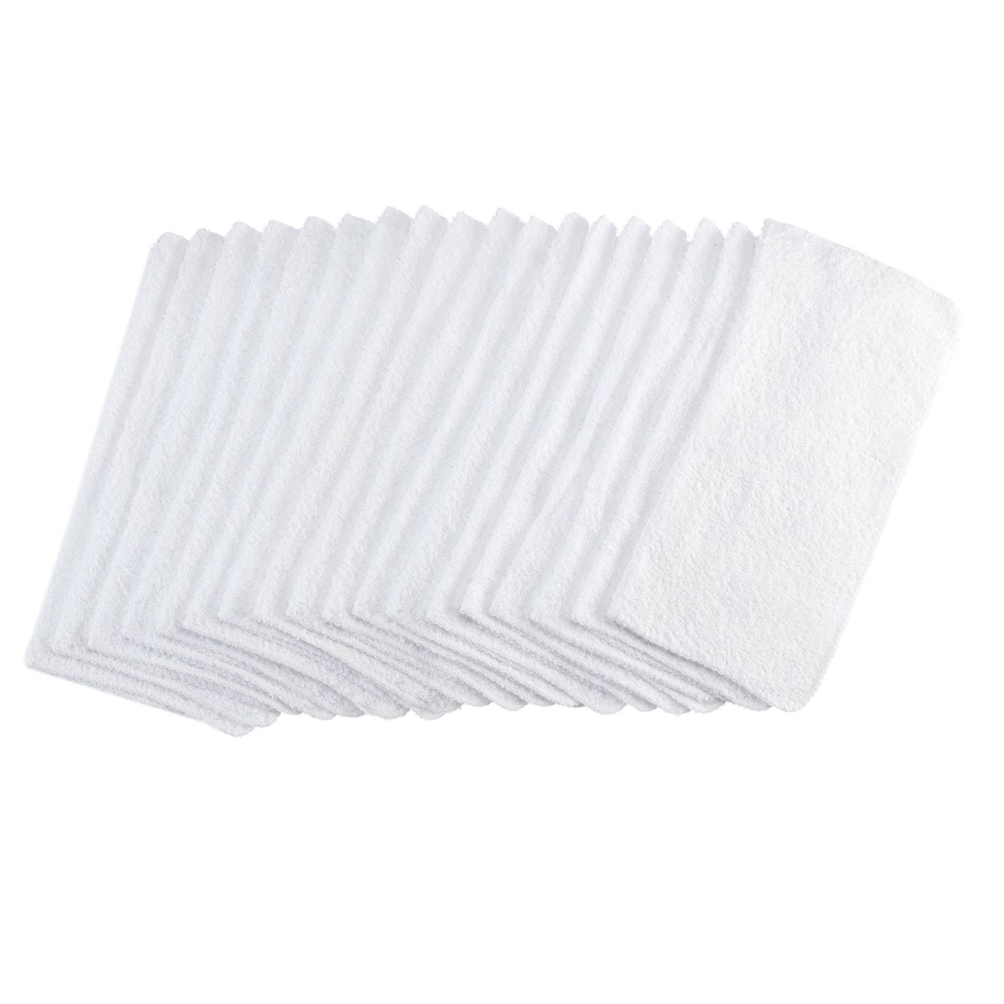 Mainstays 18-Pack Washcloth Bundle, White - image 1 of 23