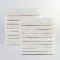 Mainstays 18-Piece Kitchen Bar Mop Dishcloth Set, White