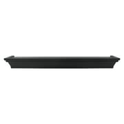 Mainstays 18" Plastic Wall Shelf, Black