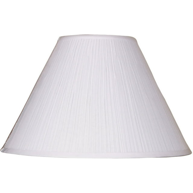 Mainstays 18" Soft Pleat Empire Lamp Shade, White