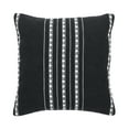thumbnail image 1 of Mainstays 18 in x 18 in Black Stripe Cord Cotton-Rich Decorative Pillow, 1 of 5
