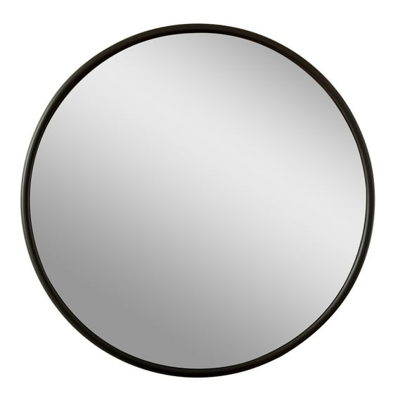 Mainstays 18" x 18" Black Traditional Round Wall Mirror