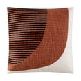 thumbnail image 1 of Mainstays Curved Geo Decorative Pillow for Adults, 18" x 18" Red, 1 of 5