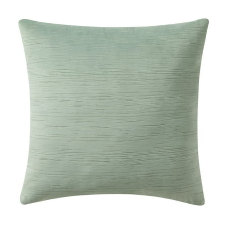 Mainstays 18" x 18" Green Textured Velvet Polyester Decorative Pillow
