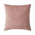 thumbnail image 1 of Mainstays 18" x 18" Pink Textured Velvet Polyester Decorative Pillow, 1 of 5