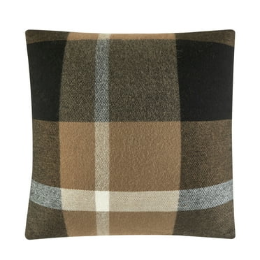 Mainstays 18" x 18" Rustic Plaid Decorative Pillow For Adults, Multi-Colored