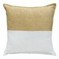 thumbnail image 1 of Mainstays 18" x 18" Two-Toned Golden Curry Polyester Cotton Square Decorative Throw Pillow, 1 of 6
