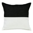 thumbnail image 1 of Mainstays 18" x 18" Two-Toned Rich Black Polyester Cotton Square Decorative Throw Pillow, 1 of 7