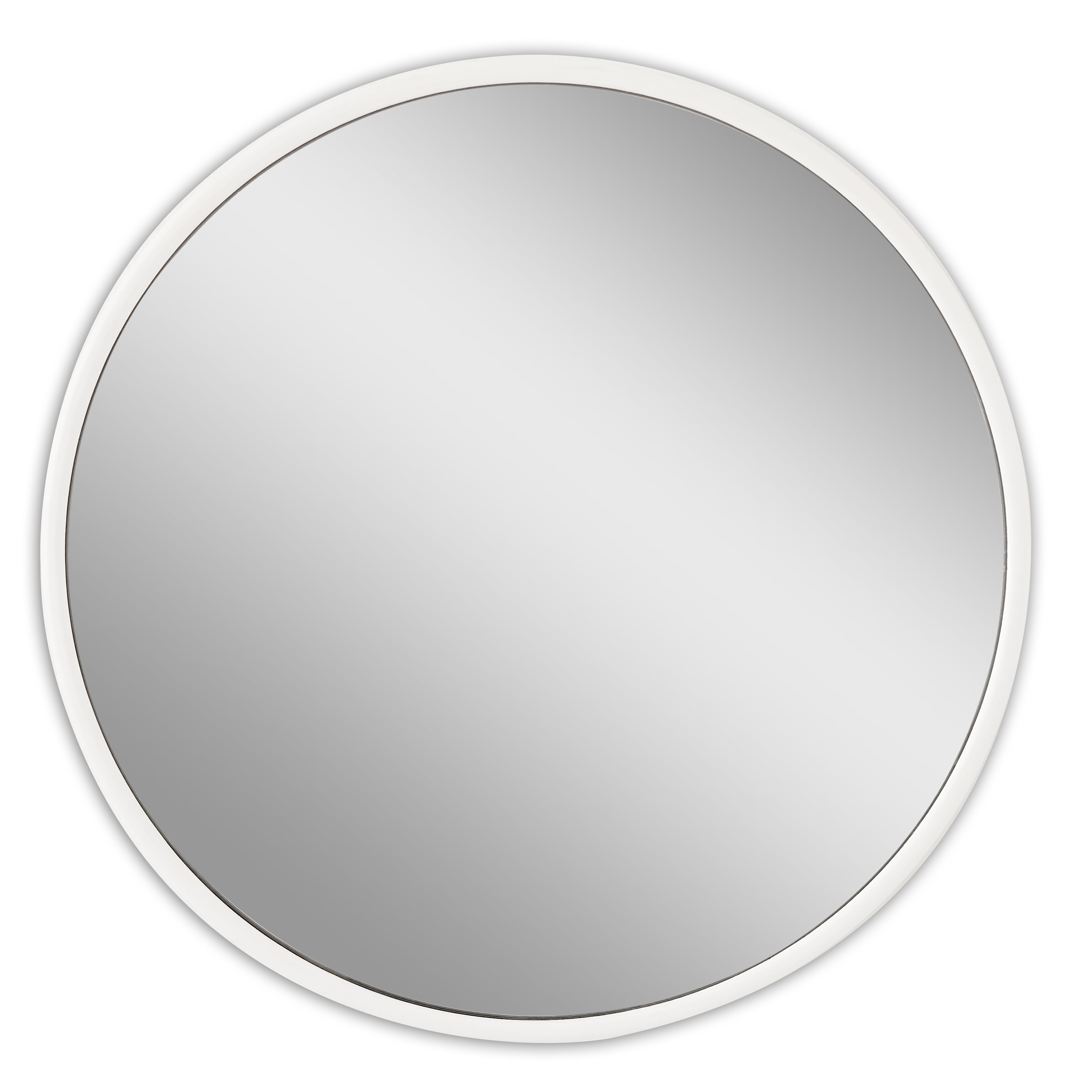 Mainstays 18" x 18" White Modern Wall Mirror