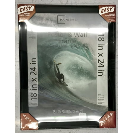 Mainstays 18 x 24 in Casual Black Picture Frame