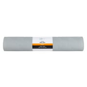 Mainstays Rubber Bath Mat with Suction Cups, Gray, 18 in x 36 in