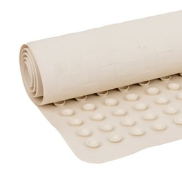 SlipX Solutions 14 x 22 Cushioned Non Slip Rubber Safety Bath Mat for Shower Tub White Walmart