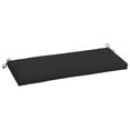 Mainstays 18" x 48" Black Rectangle Outdoor Bench Cushion, 1 Piece