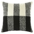 thumbnail image 1 of Mainstays 18"x18" Black and White Plaid Decorative Throw Pillow, 1 of 8