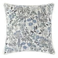 thumbnail image 1 of Mainstays 18"x18" Blue Embroidered Floral Decorative Throw Pillow, 1 of 7