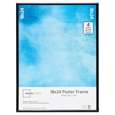 Mainstays 18" x24" Black Basic Poster Wall Frame