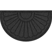Mainstays 18"x30" Gray Sunburst Polyester Utility Entryway Door Mat