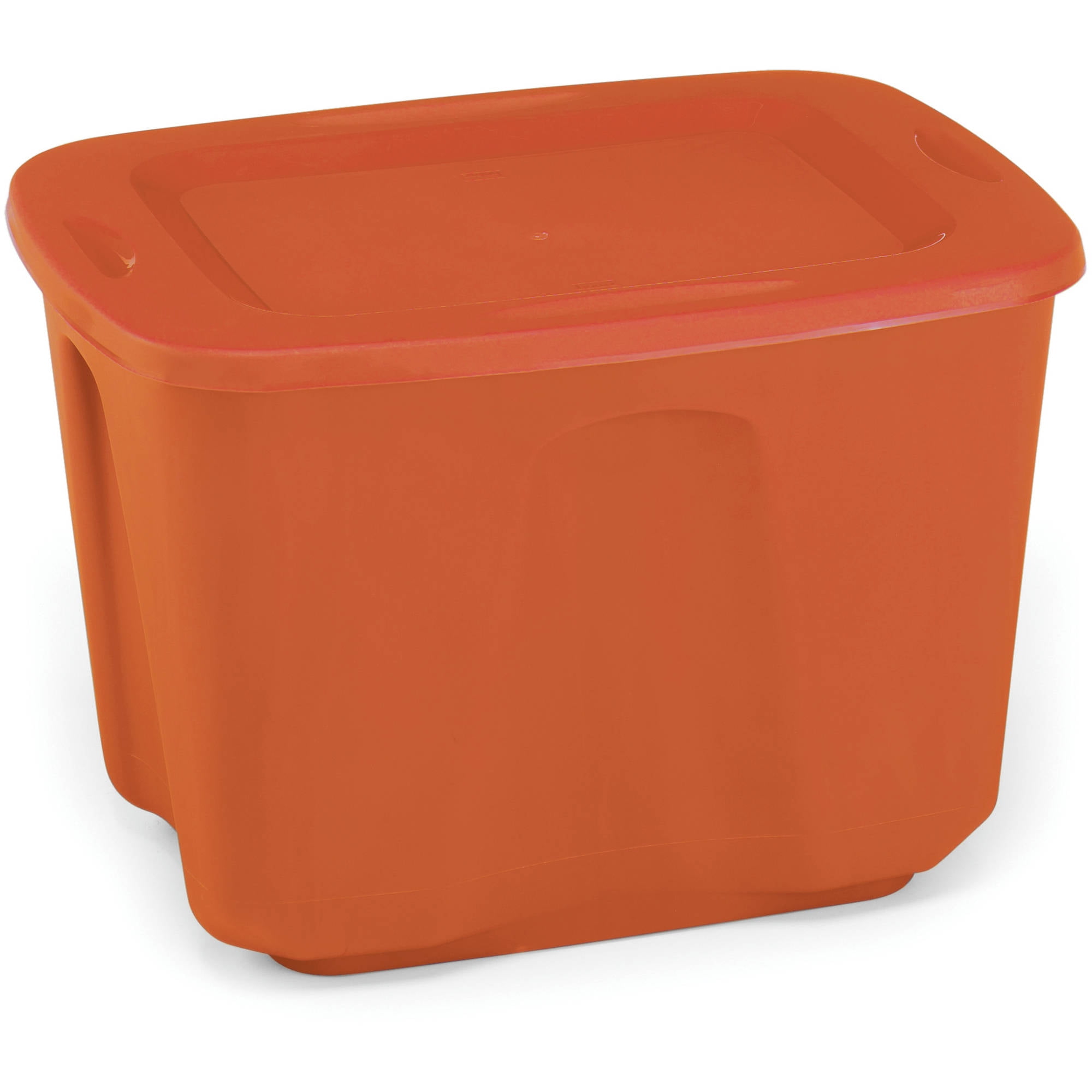 Sterilite 18 Gallon Halloween Storage, Orange 