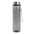 thumbnail image 1 of Mainstays 18oz Plastic Black Water Bottle Stainless Steel Screw Cap Lid with Strap, 1 Each Included, 1 of 8