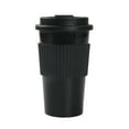 thumbnail interactive-video image 1 of Mainstays 18oz Rich Black Plastic Travel Coffee Cup with Lid, 1 of 14
