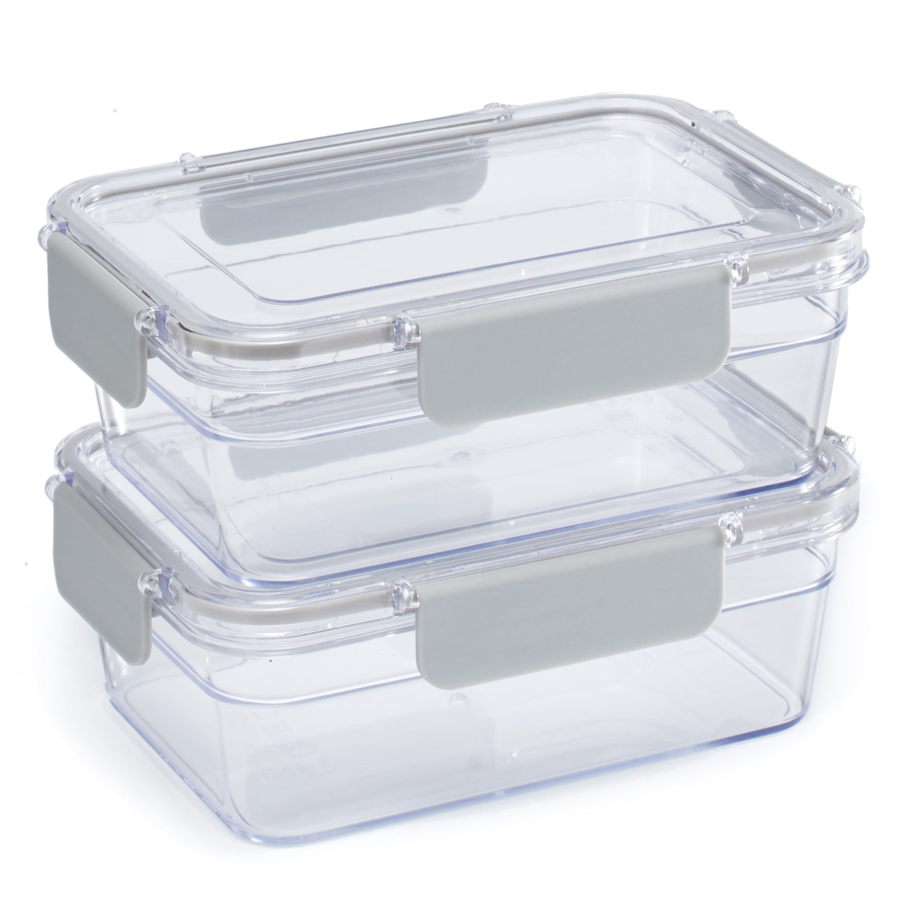 Tupperware Brand Modular Mates Squares Set - 4 Dry Food Storage Containers  with Lids (5 Cup, 11 Cup, 17 Cup & 23 Cup Sizes) - Airtight, Dishwasher