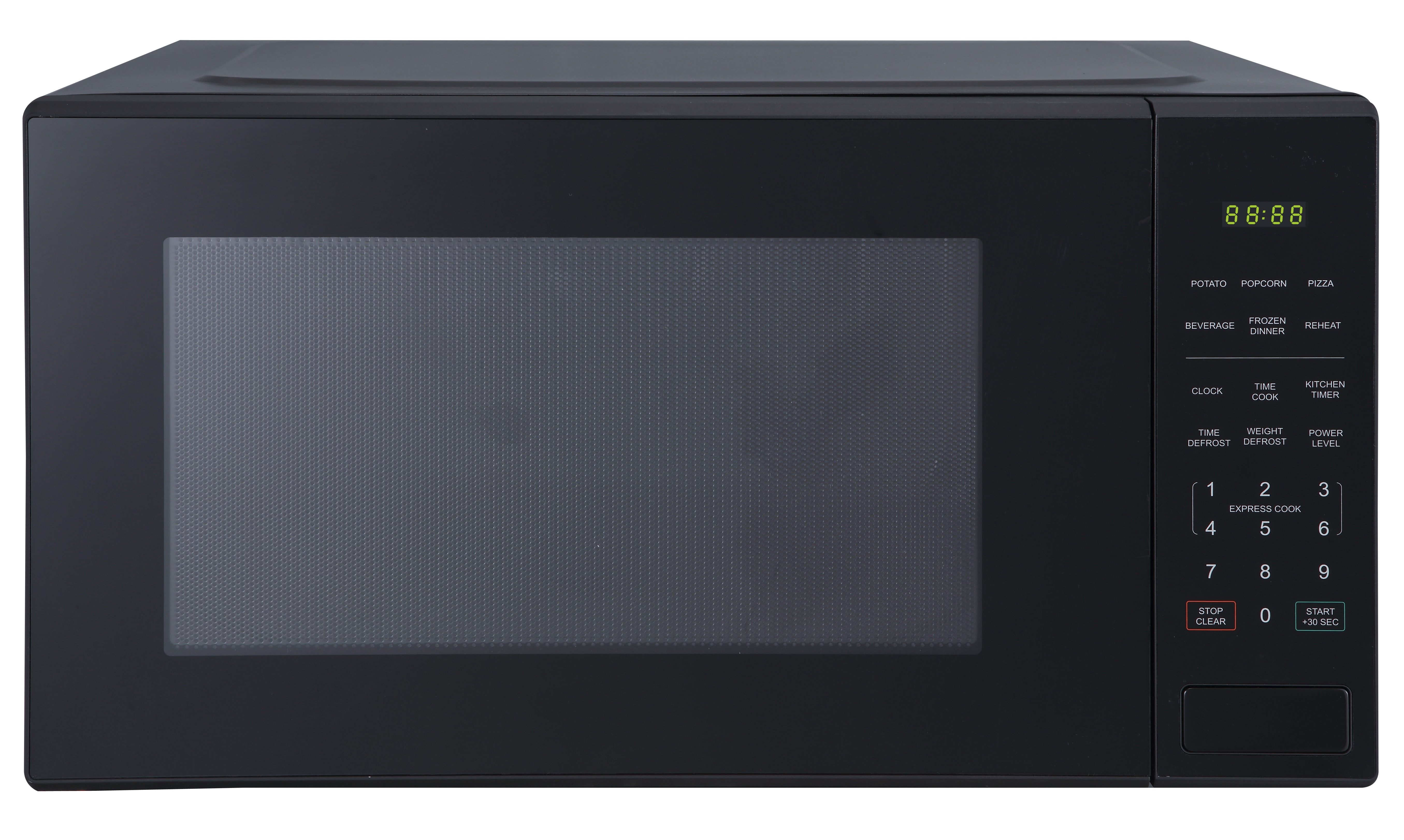Mainstays 2.2 cu ft Countertop Microwave Oven in Black - Walmart ...