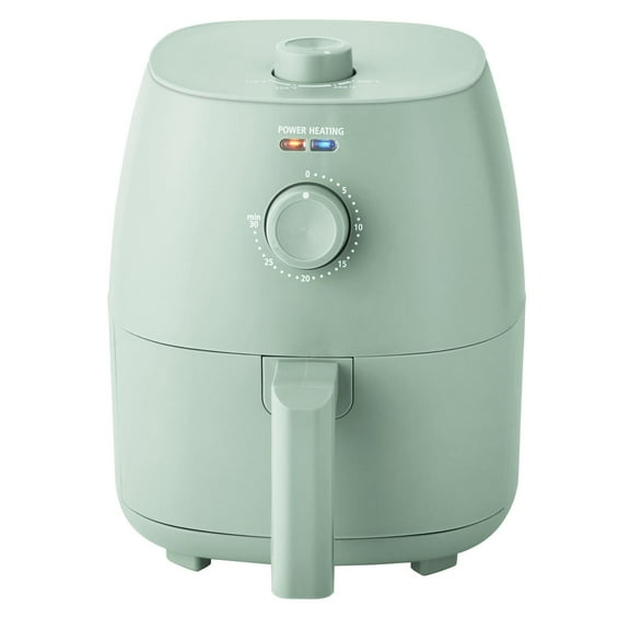 Mainstays 2.2 Qt Air Fryer, Sage Green - Automatic Shutoff, Nonstick