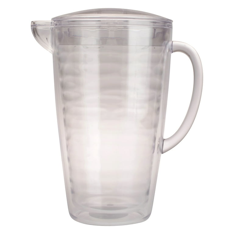 Clear Plastic Pitcher with Handle 48 oz. - 2 Pack – Posh Setting