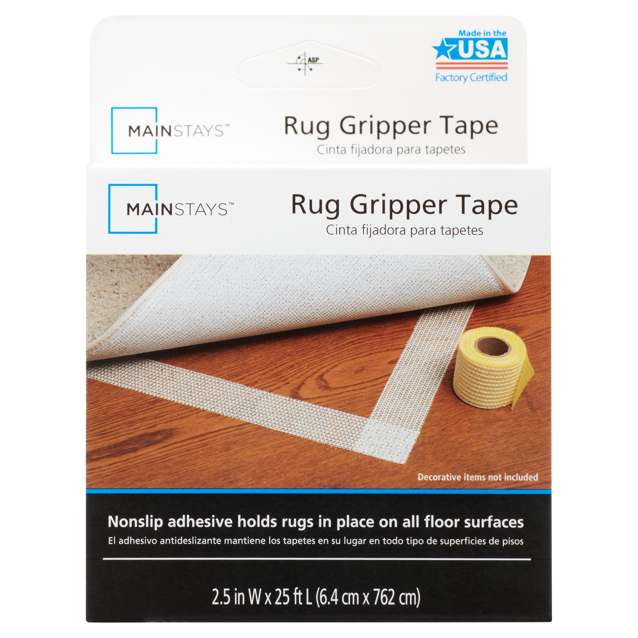 Shurtape 2.5-in x 25-ft White Anti-slip Rug Tape in the Flooring Tape  department at