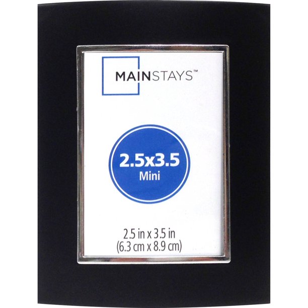 Mainstays 2.5x3.5 Mini Metro Frame, Black Walmart Business Supplies