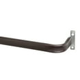 thumbnail image 1 of Mainstays Metal Wraparound Adjustable Curtain Rod, 28-46 in, Espresso, 1 of 7