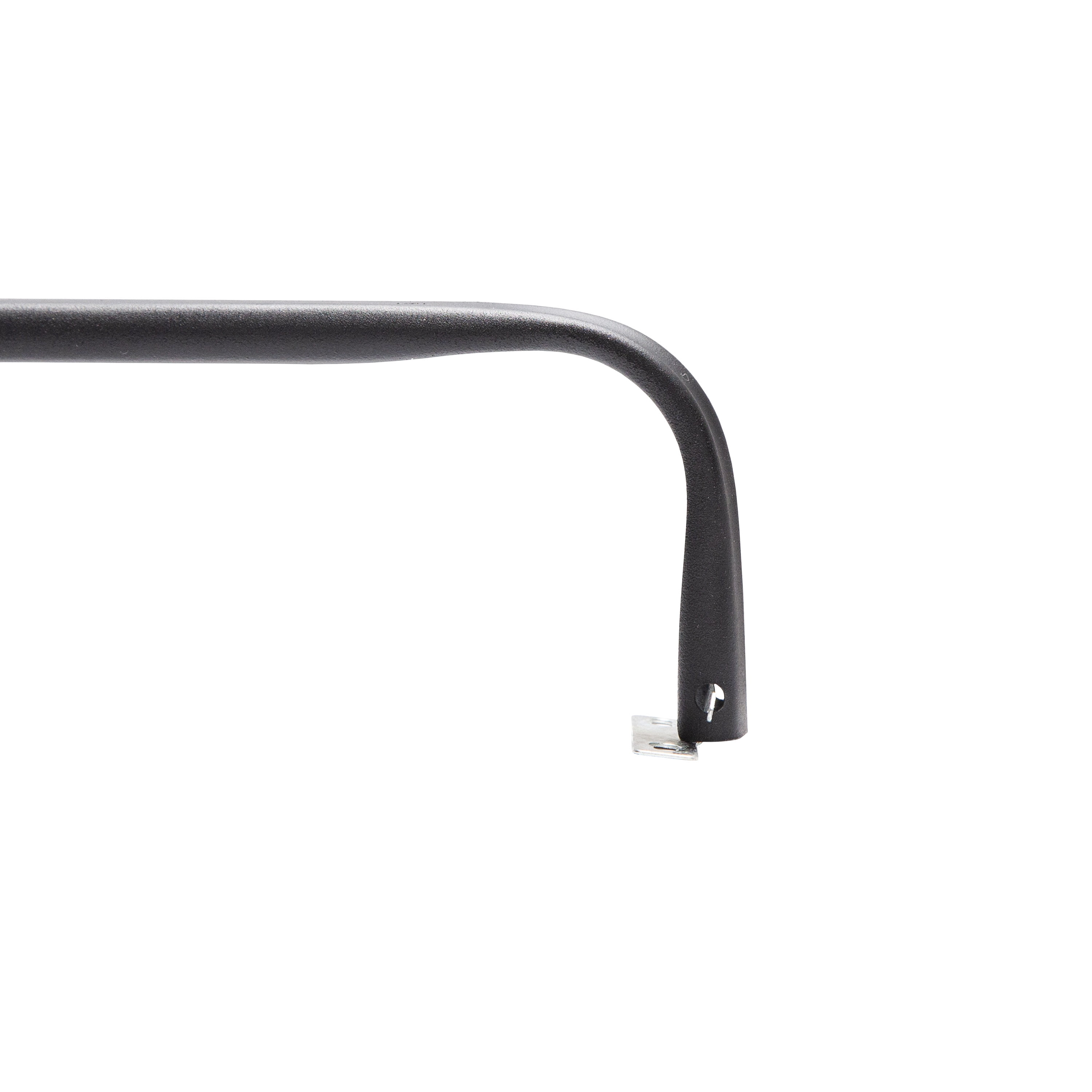 Mainstays 2" Metal Wrap Adjustable Curtain Rod, 28-46", Black Finish