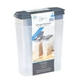 thumbnail image 1 of Mainstays 2-Pack Cereal Keeper, Plastic, 24 Cup - Dark Gray Lid, 1 of 6