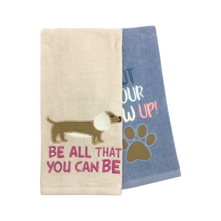 Dog print towels best sale