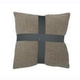 thumbnail image 1 of Mainstays 18" x 18" Solid Chenille Washed Stone Polyester Decorative Pillow Set (2 Count), 1 of 6