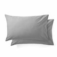 thumbnail image 1 of Mainstays 2-Piece 300 Thread Count Grey Geometric CVC Pillowcase Set, Standard Size, 1 of 5