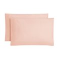 thumbnail image 1 of Mainstays 2-Piece 300 Thread Count Pink Blush Cotton Blend Percale Pillowcase Set, King, 1 of 8