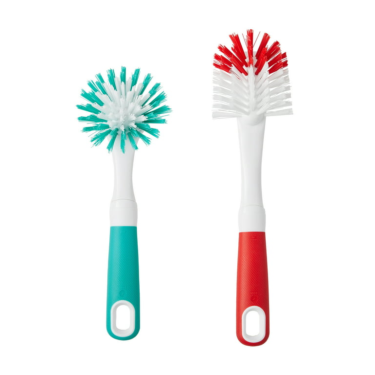 Handy Housewares 4pc Multi-Purpose Round Head Kitchen Dish Scrub Brush Set  - Assorted Colors