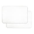 thumbnail image 1 of Mainstays 2 Piece Bath Rug Faux Fur Memory Foam Arctic White 17 x 24, 1 of 3