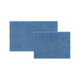 thumbnail image 1 of Mainstays 2-Piece Super Soft Polyester Bath Rug Set, Blue Linen, 1 of 11