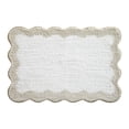 thumbnail image 1 of Mainstays 2 Piece Scallop Bath Rug Set, Tan, 17" x 24" & 20" x 30", 1 of 6