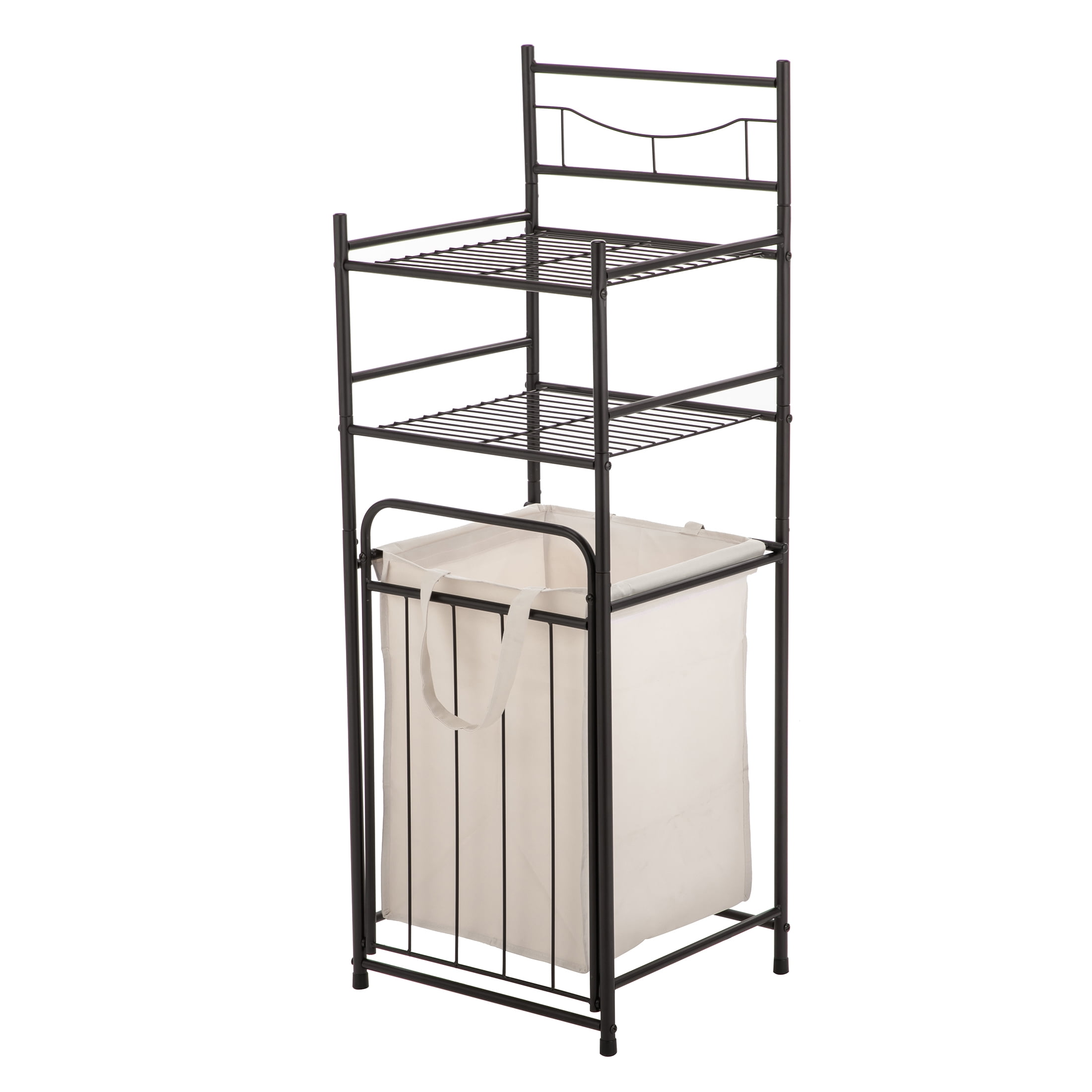 Mainstays 2 Shelves 10 lb. Capacity Steel Storage Shelf Unit with