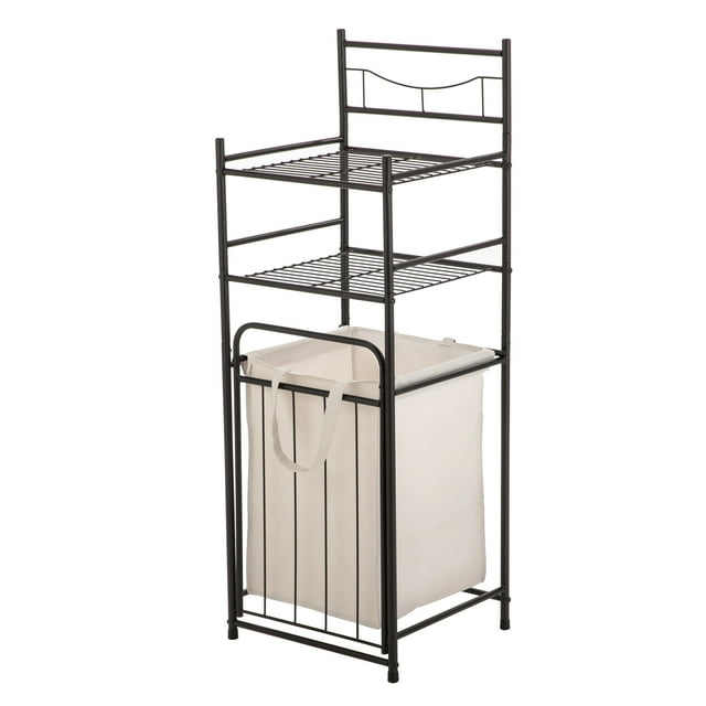 Mainstays 2 Shelves 10 lb. Capacity Steel Storage Shelf Unit with