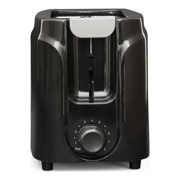 Mainstays 2 Slice Black Toaster